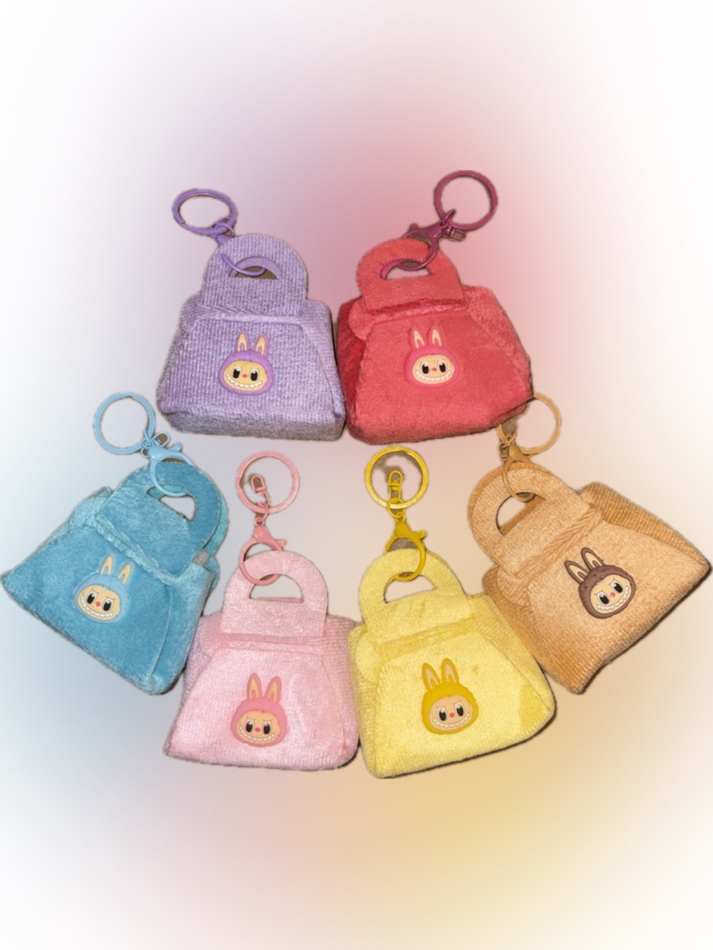 Labubu character vinyl face charm mini purse-Pick 1! 🤩 5 for $20 bundle discount